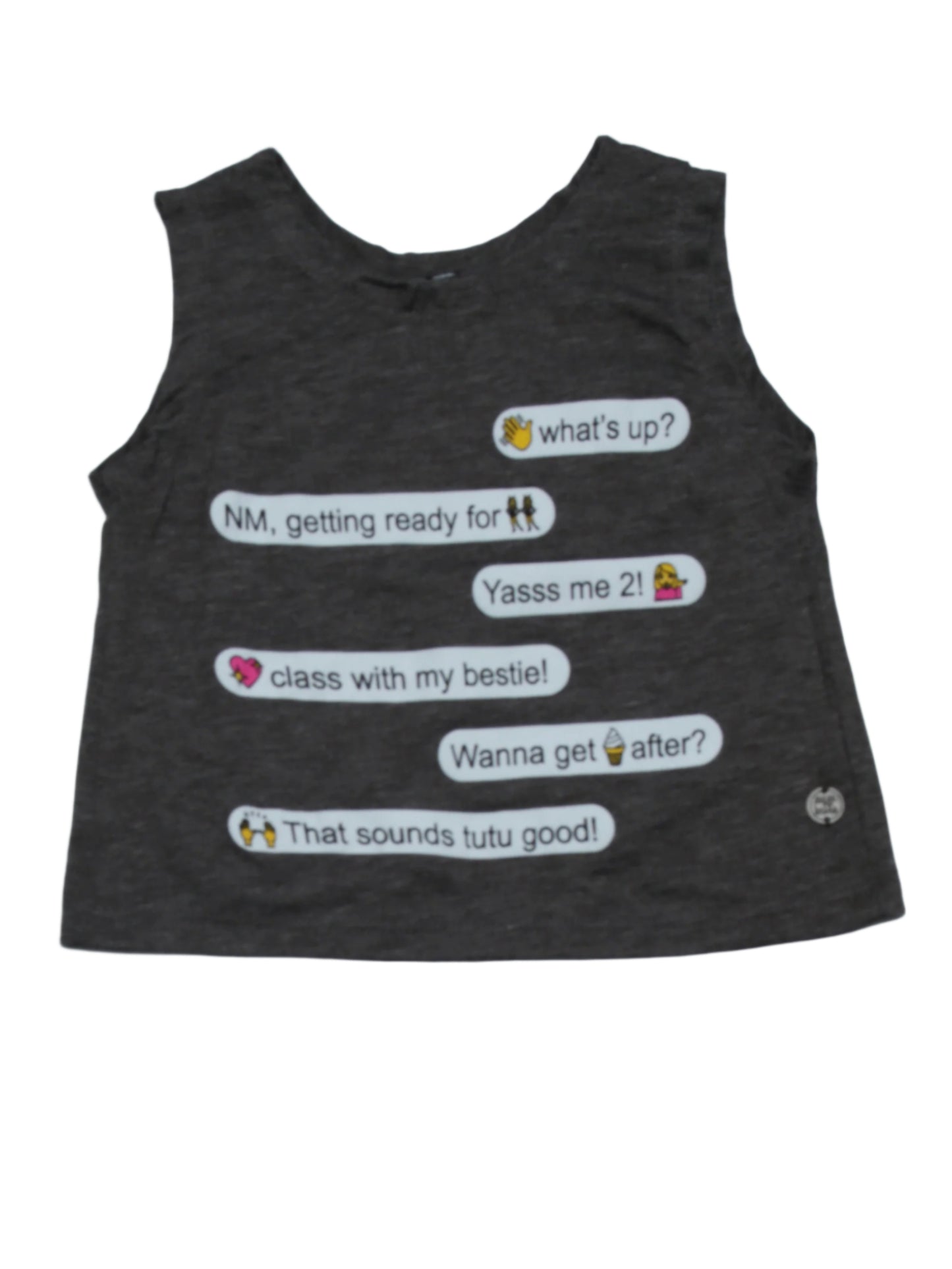 Talk Bubble Emoji Itty Bitty Curtain Call Top
