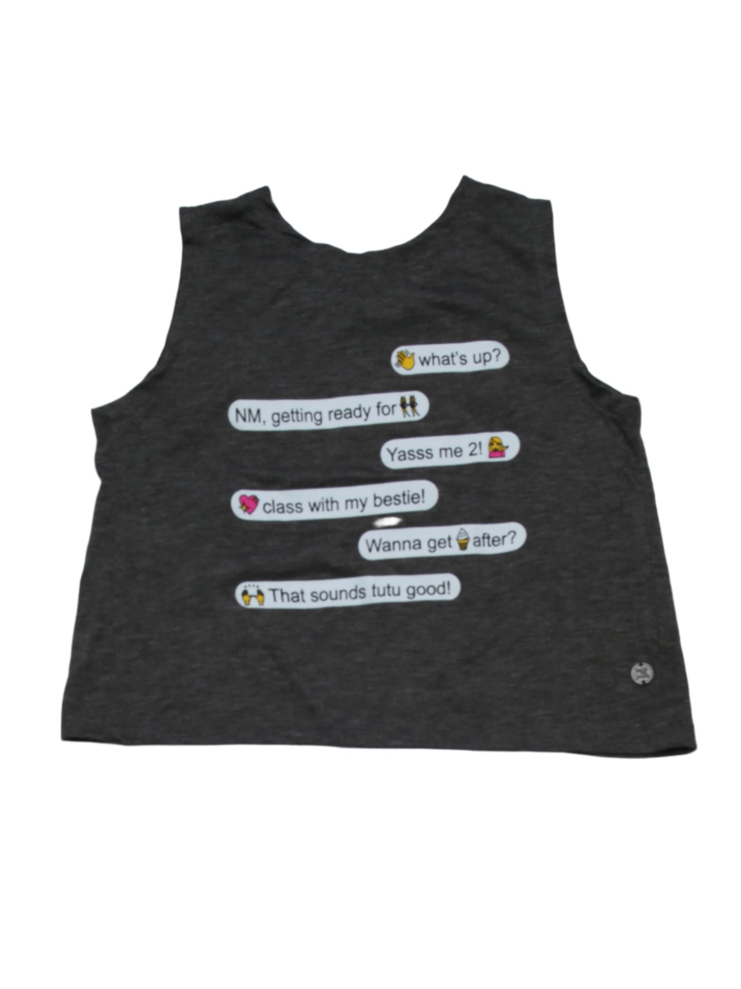 Talk Bubble Emoji Youth Curtain Call Top