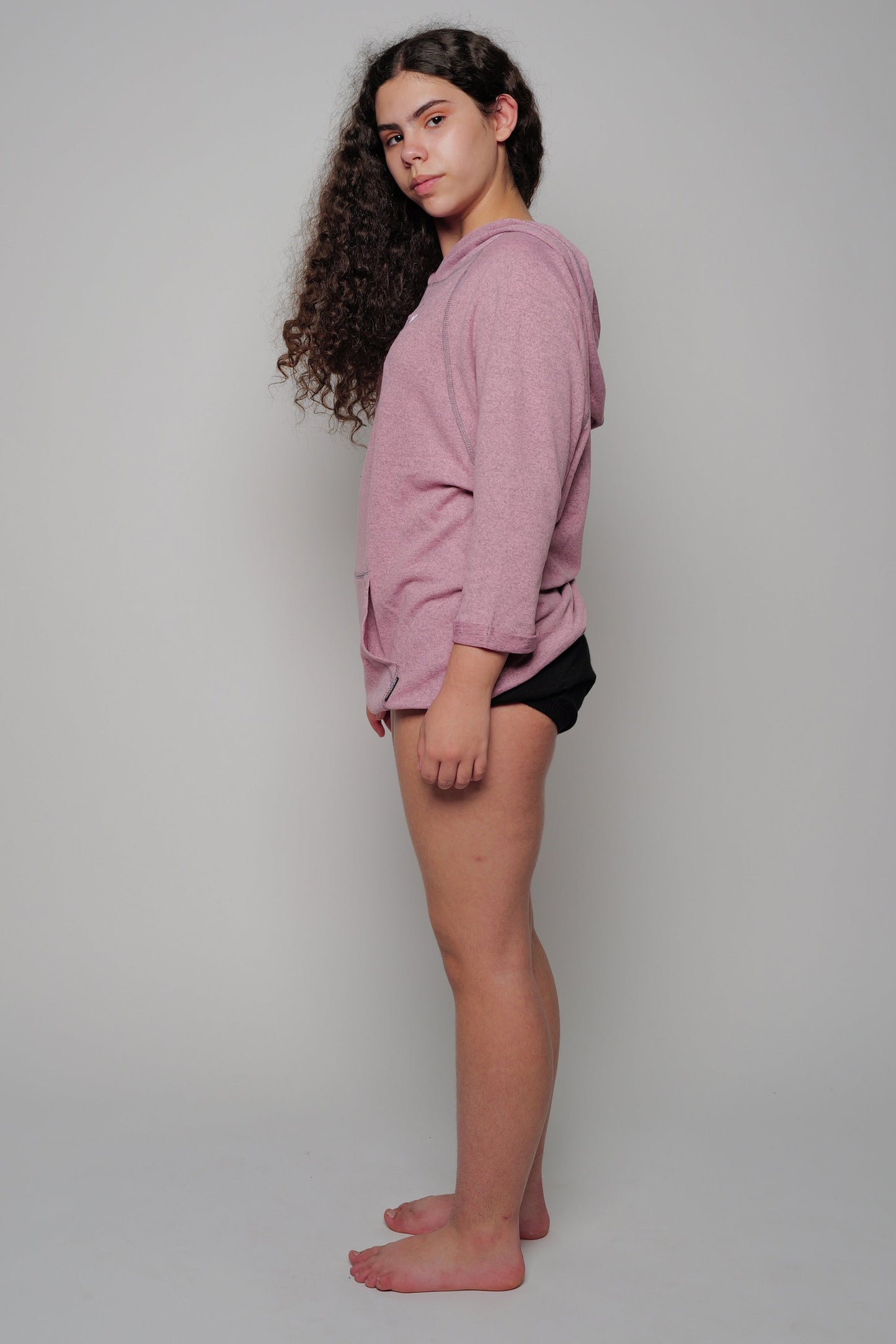 Pink Embroidered Kathryn Hoodie