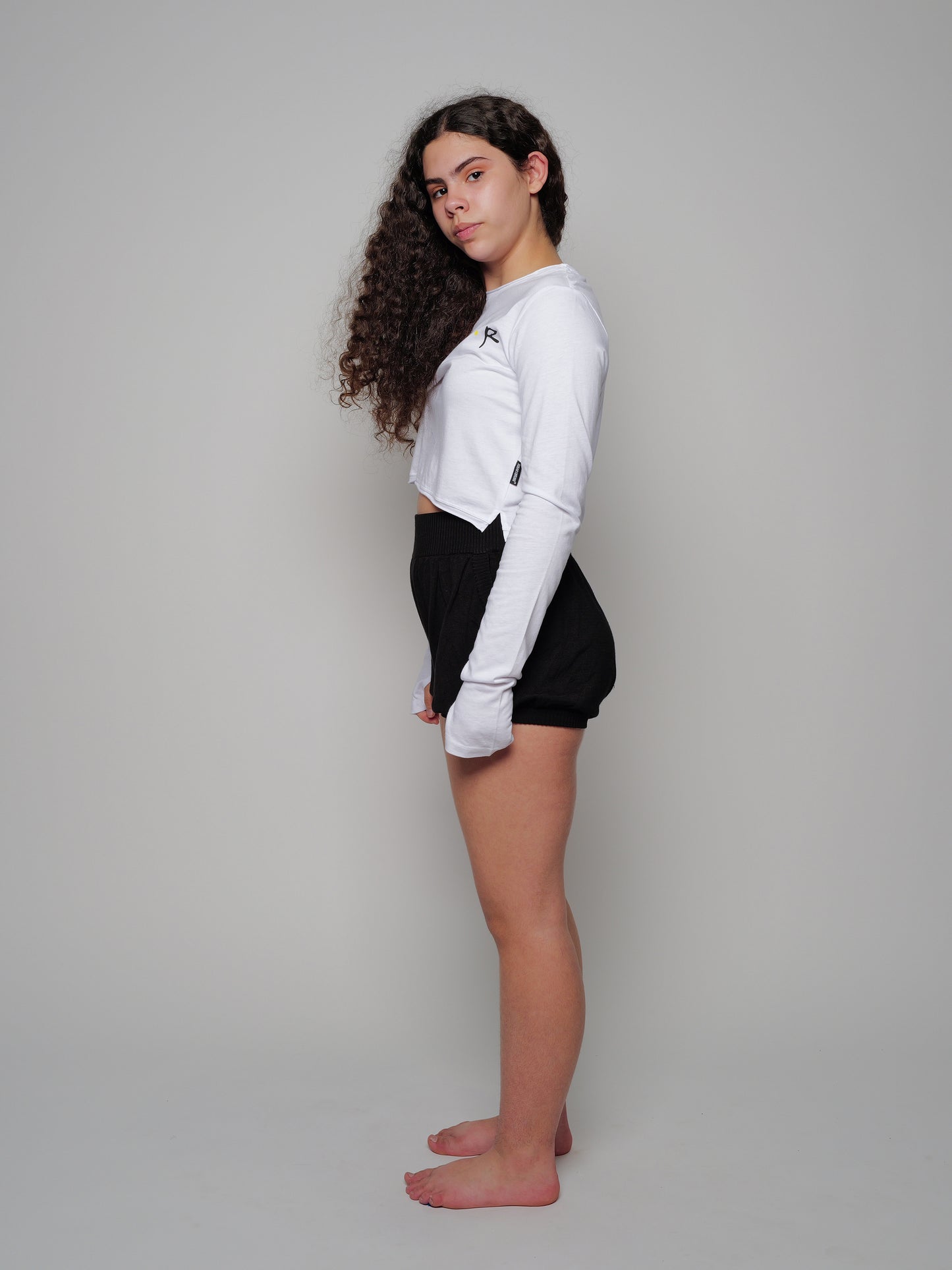 Friends Dancer Crop Long Sleeve Tee