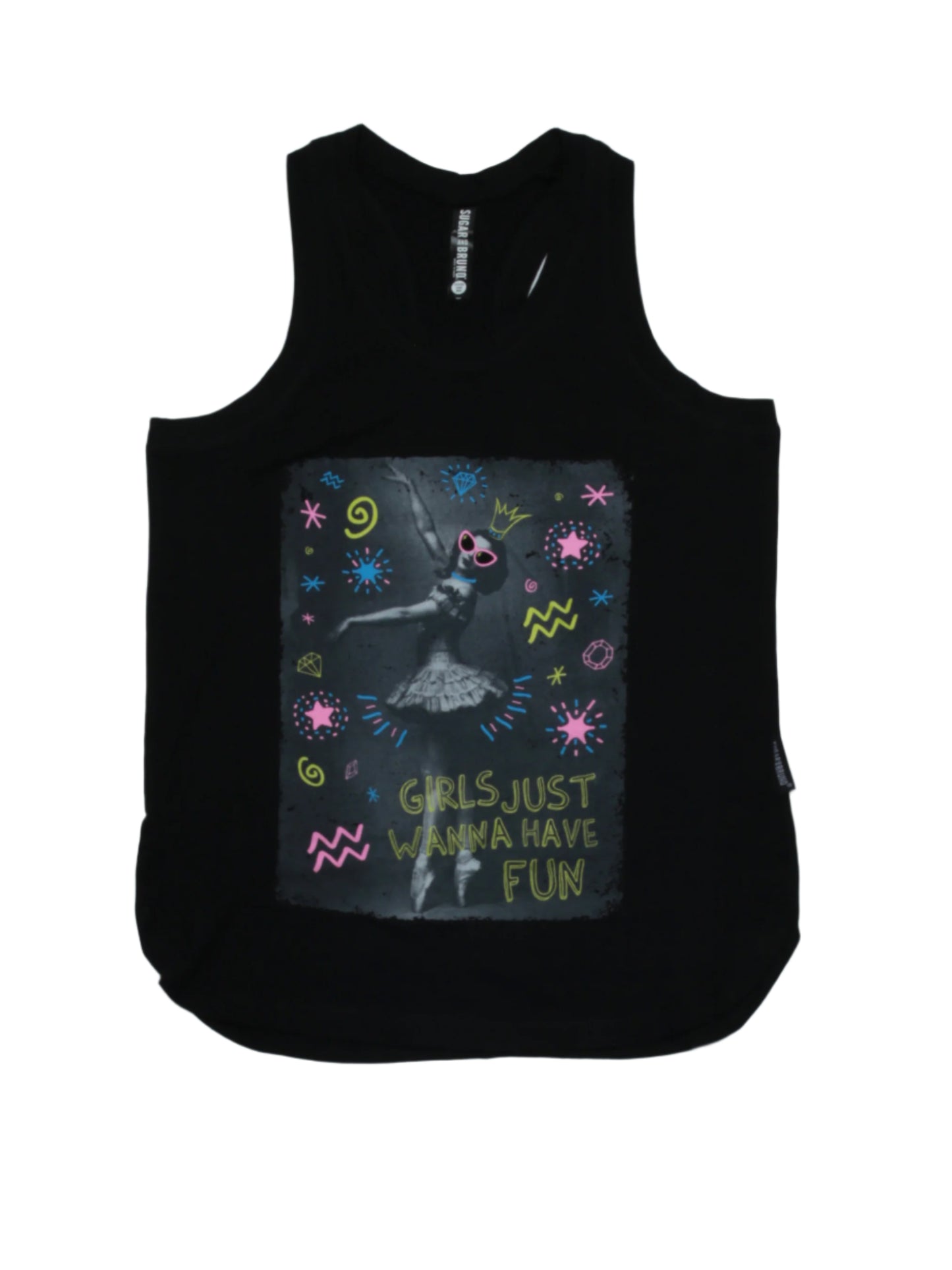 Girls Just Wanna Youth Racerback Tank