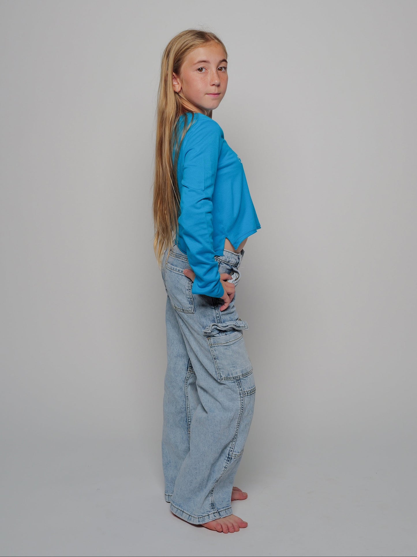 My Pointe Exactly Youth Long Sleeve Crop