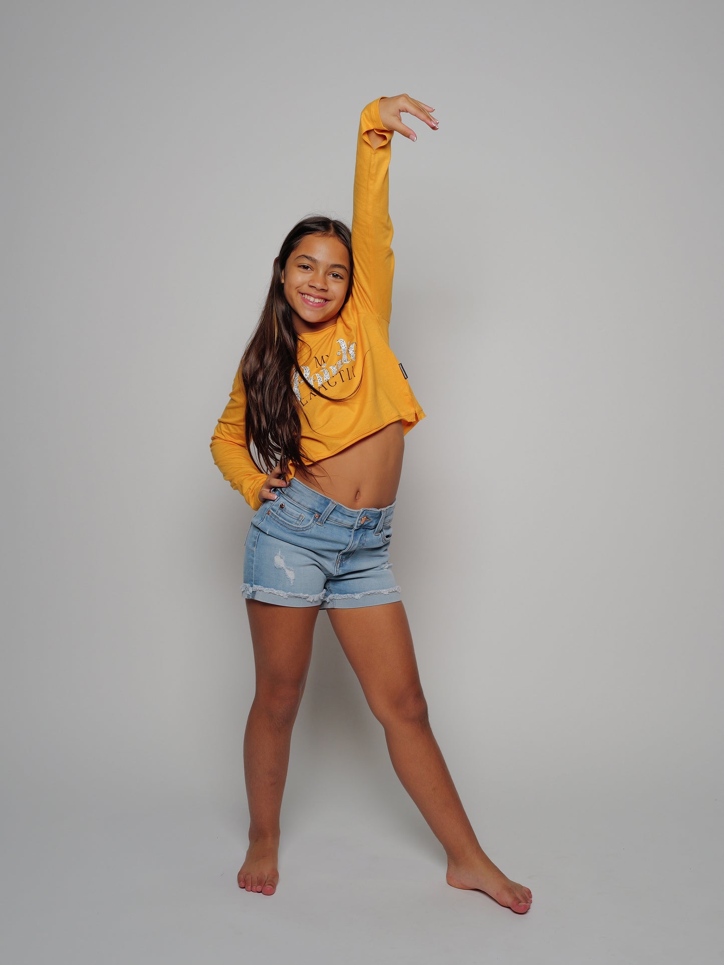 My Pointe Exactly Youth Long Sleeve Crop
