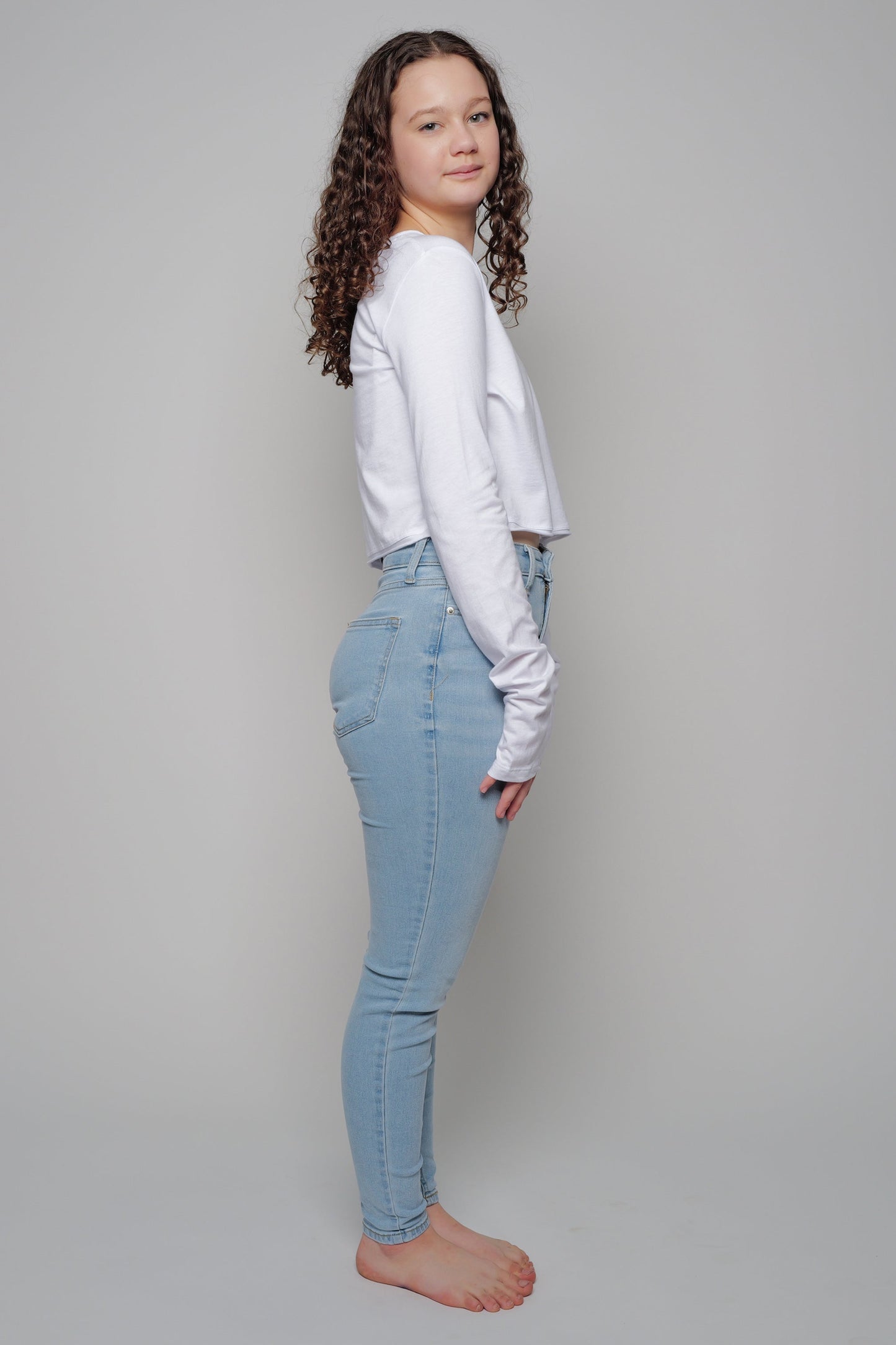 Groovy Dance Long Sleeve Crop