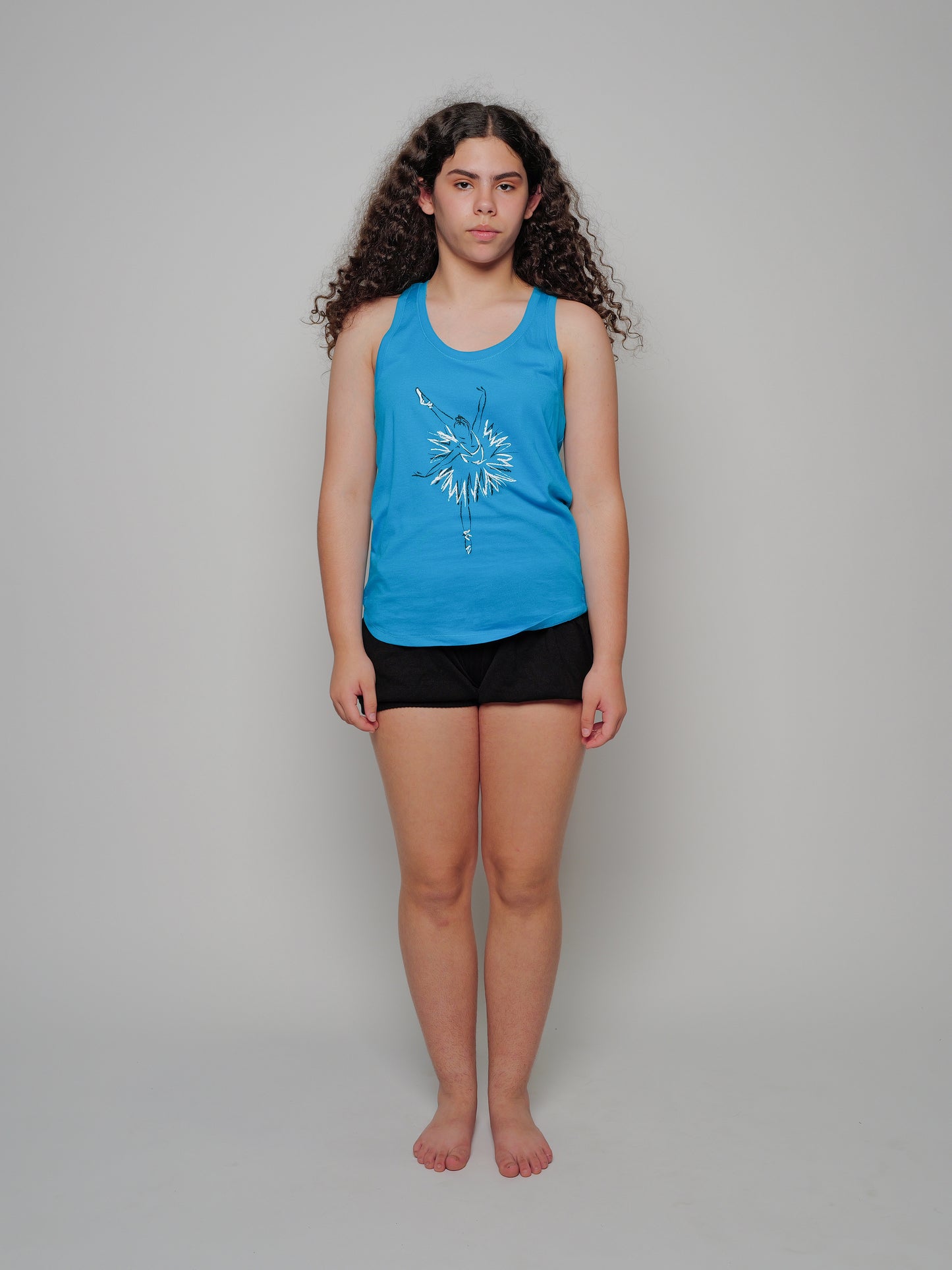 Chalk Ballerina Racerback Tank