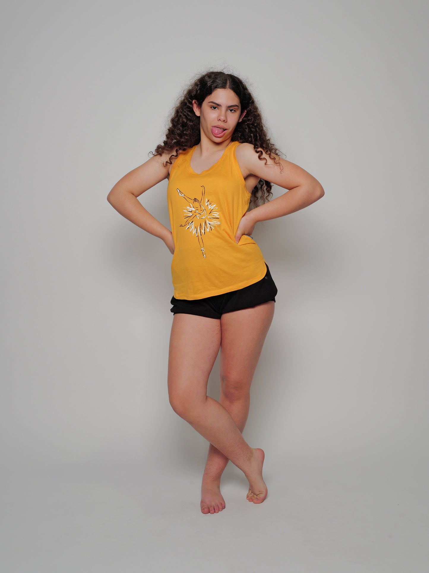 Chalk Ballerina Racerback Tank