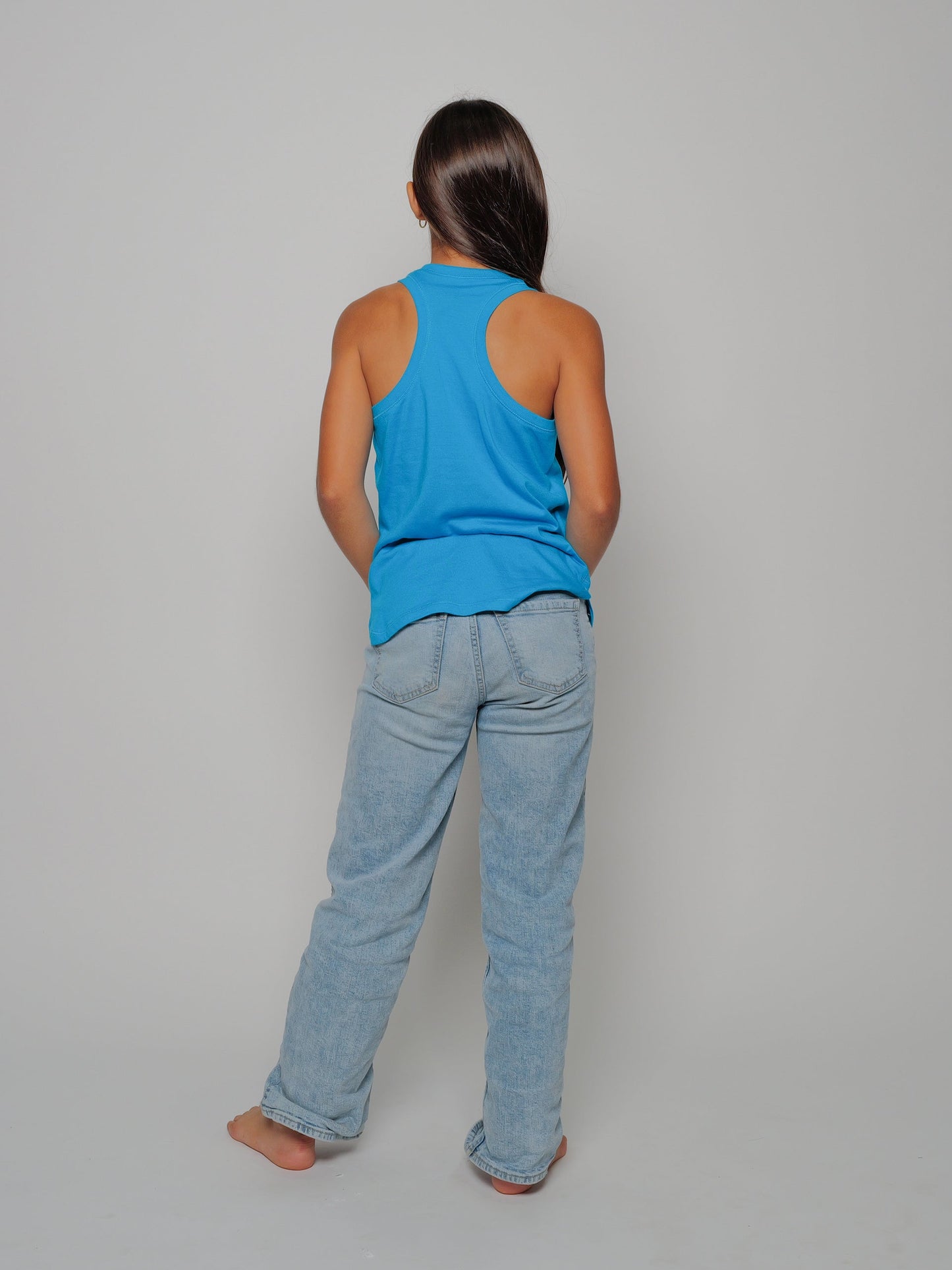 Chalk Ballerina Youth Racerback Tank