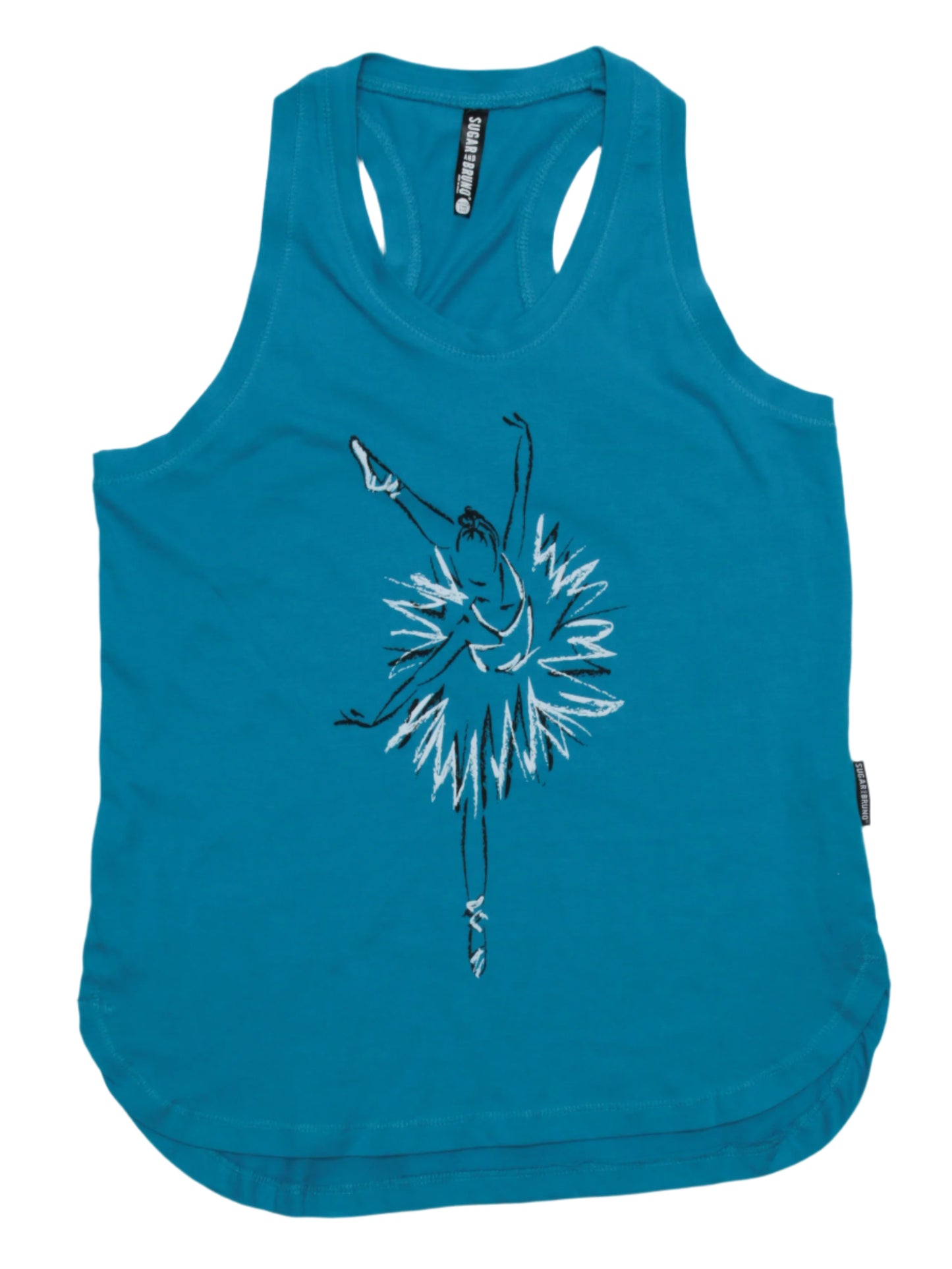 Chalk Ballerina Youth Racerback Tank