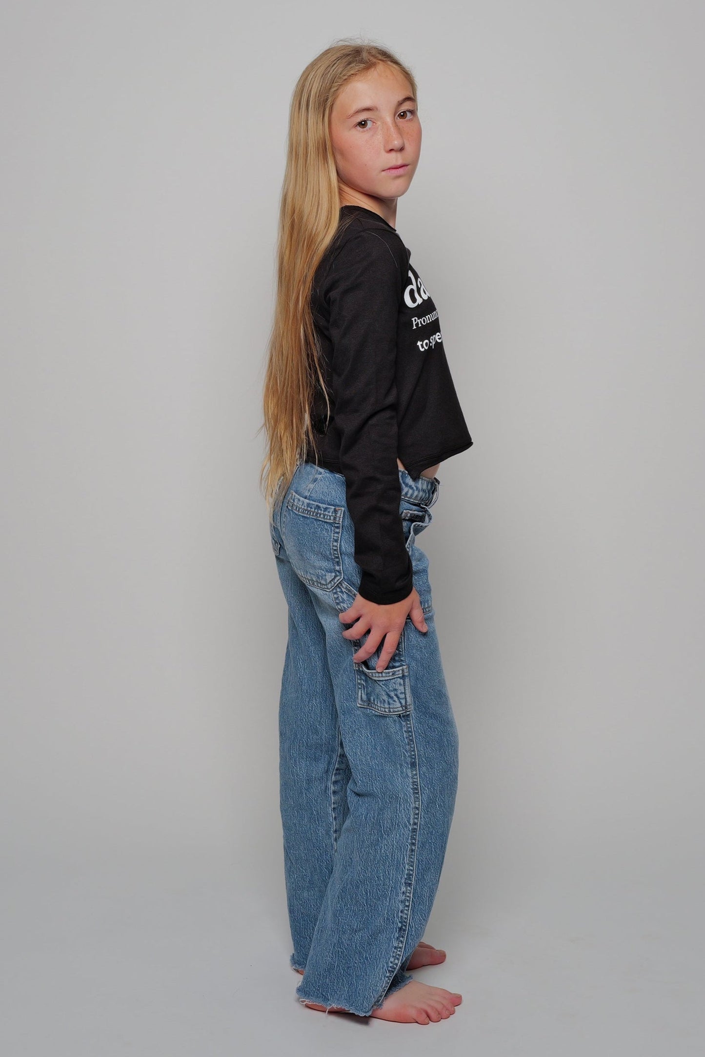 Dance Defined Youth Long Sleeve Crop