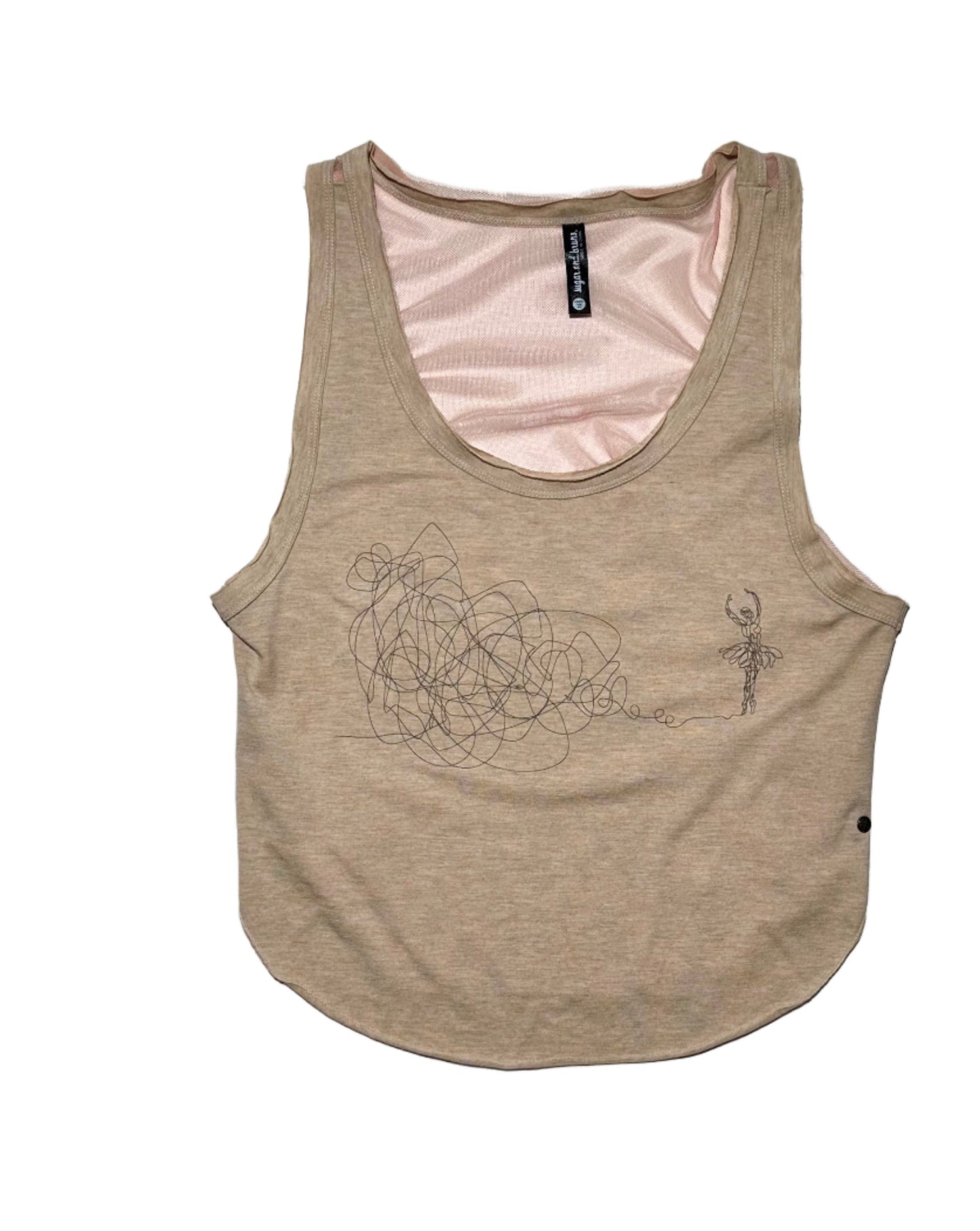 Sketch Ballerina Youth Summer Breeze Tank