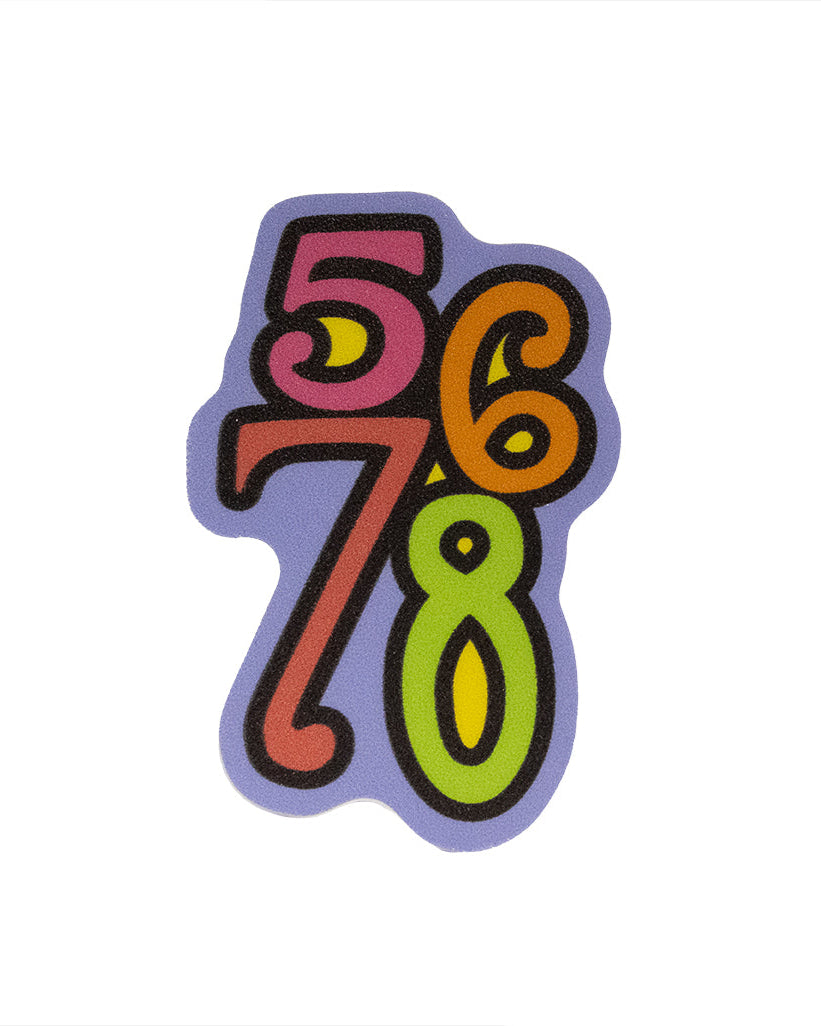 Bright 5678 Water Bottle Sticker