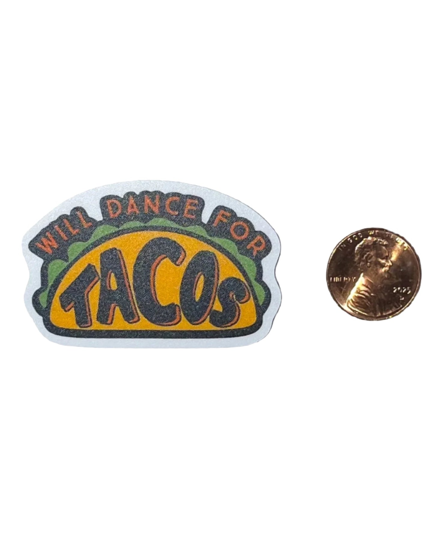 Dance For Tacos water bottle sticker