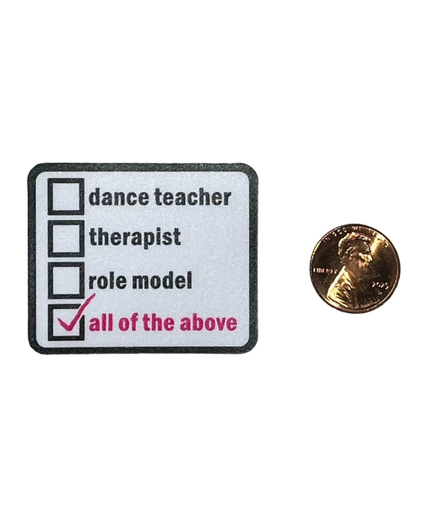 Dance Teacher Therapist water bottle sticker