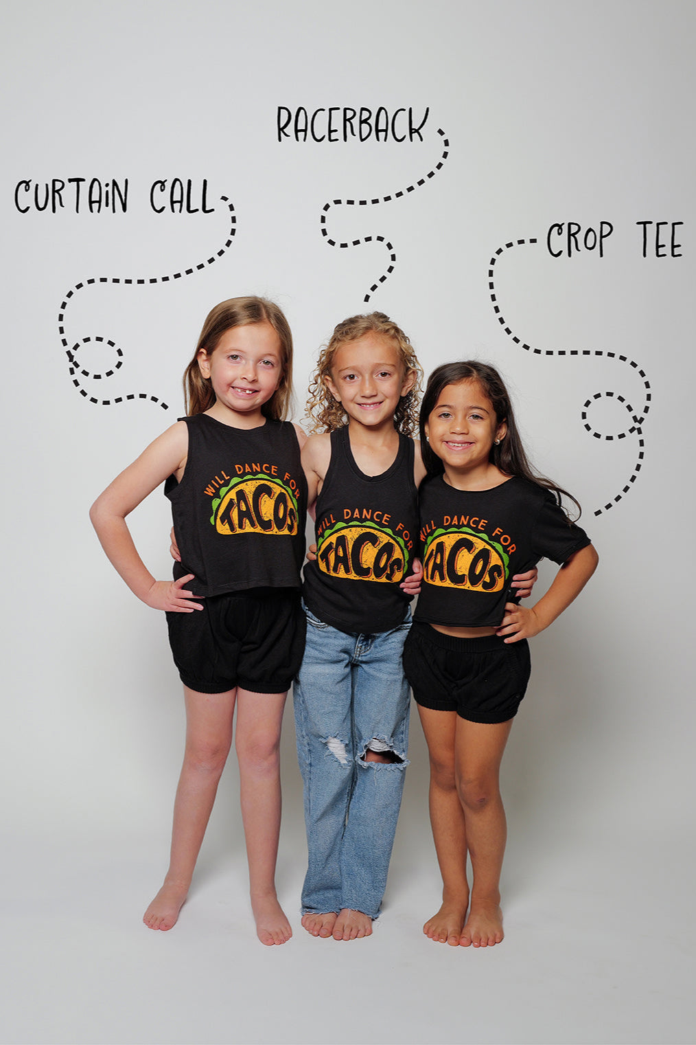 Dance For Tacos Racerback Youth