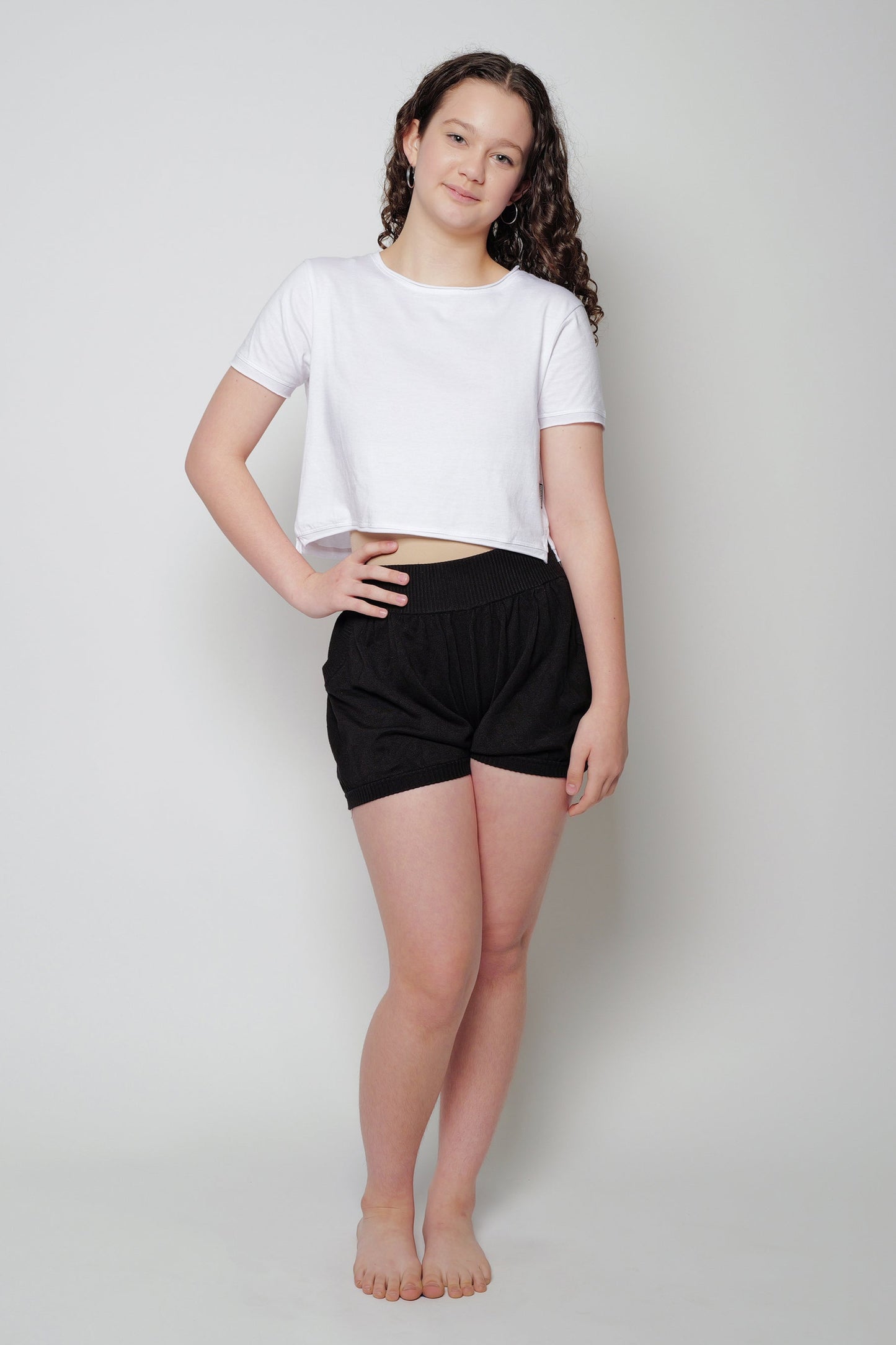 Crop Tee , White
