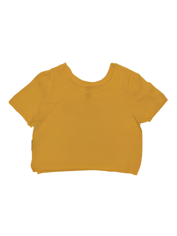 Crop Tee , Sunflower