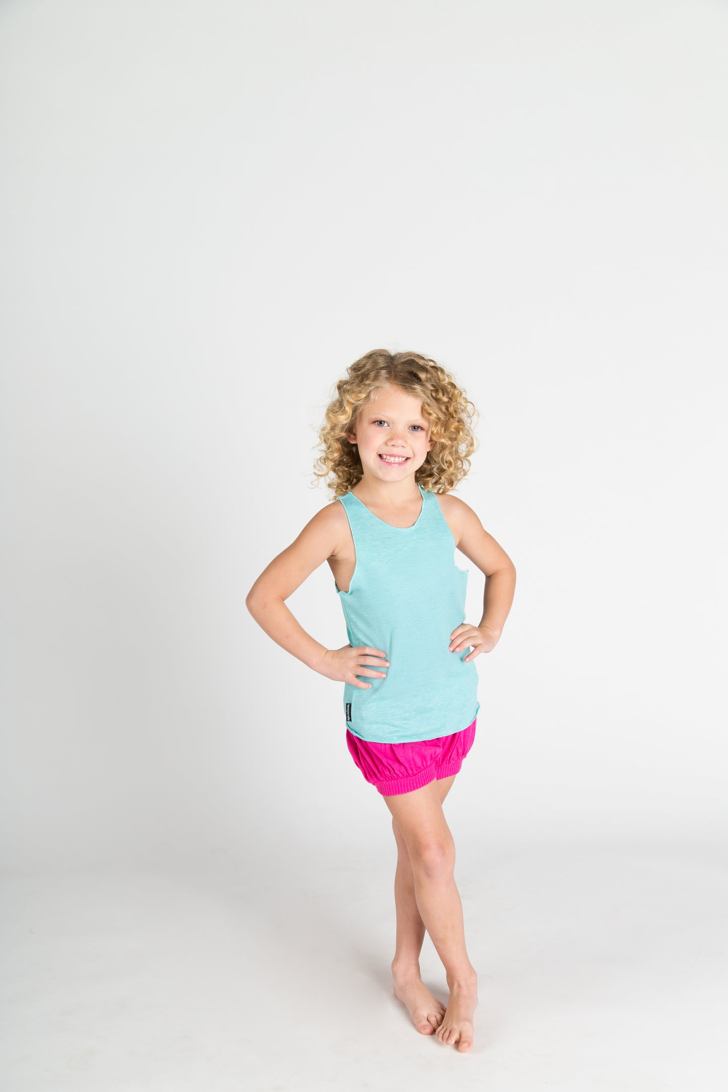 Racerback Tank, Aqua