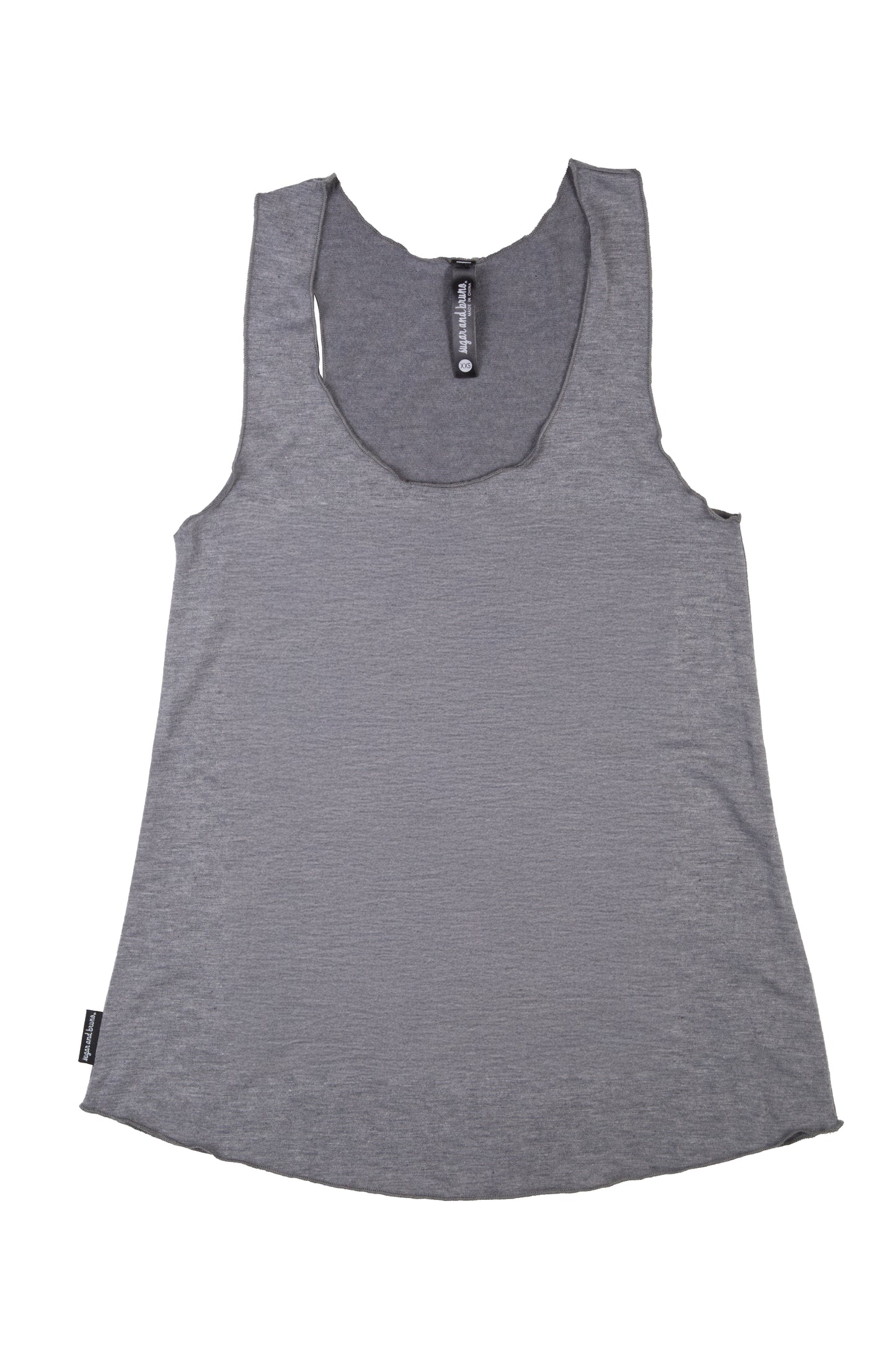Racerback Tank, Steel Gray