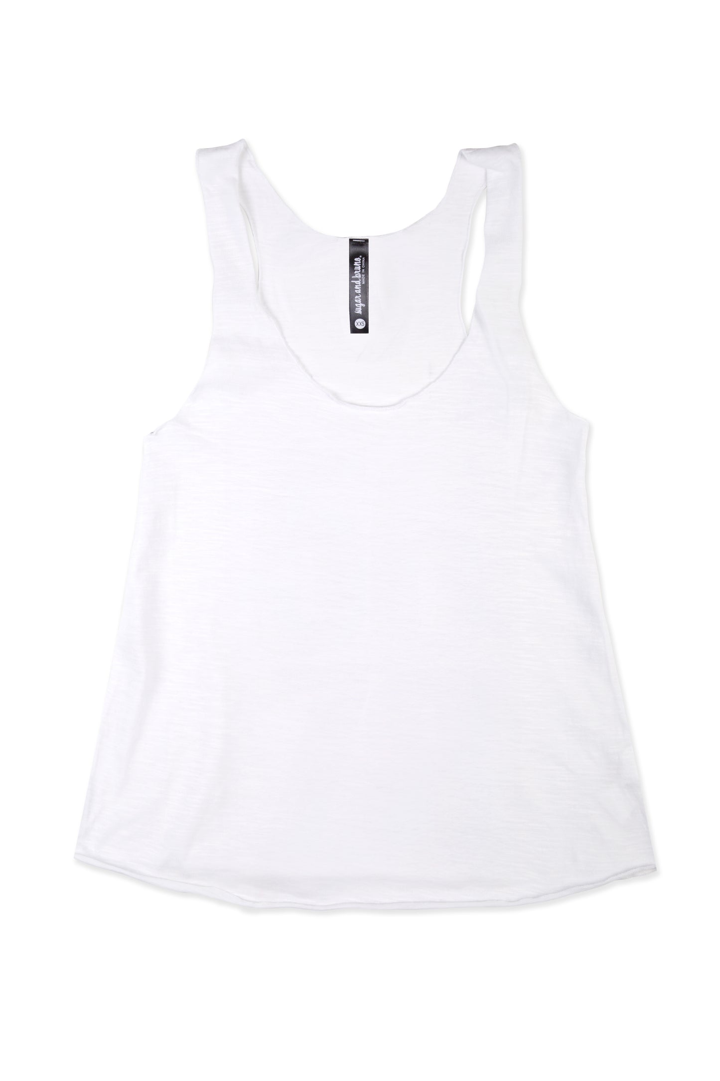 Racerback Tank, White