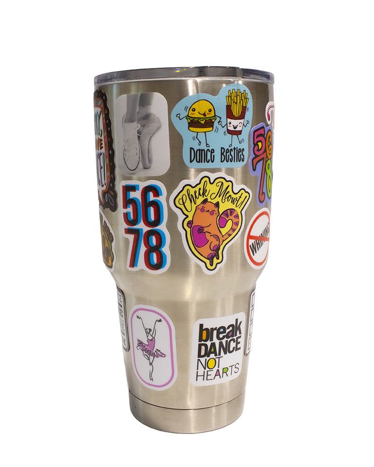 Dance Besties water bottle sticker