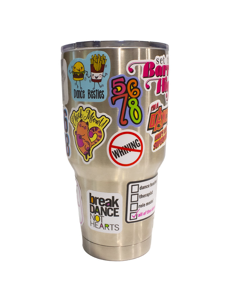 No Whining water bottle sticker