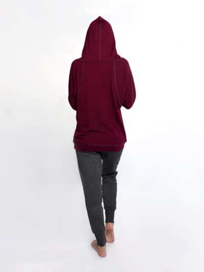 Nutcracker Present Kathryn Hoodie - Burgundy