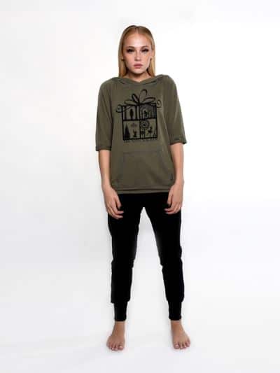 Nutcracker Present Kathryn Hoodie - Sage