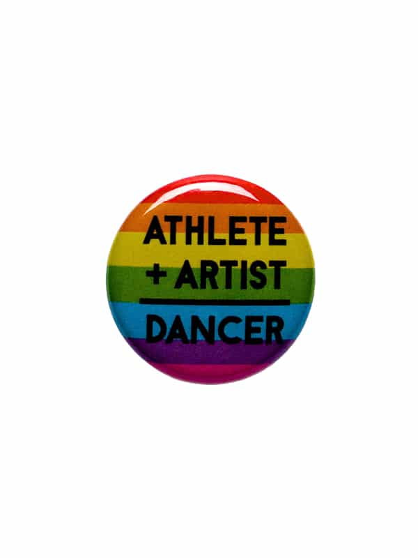 Athlete Artist Button