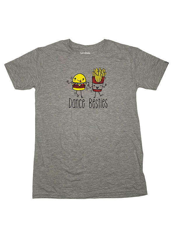 Dance Besties Heather Grey Boyfriend Tee