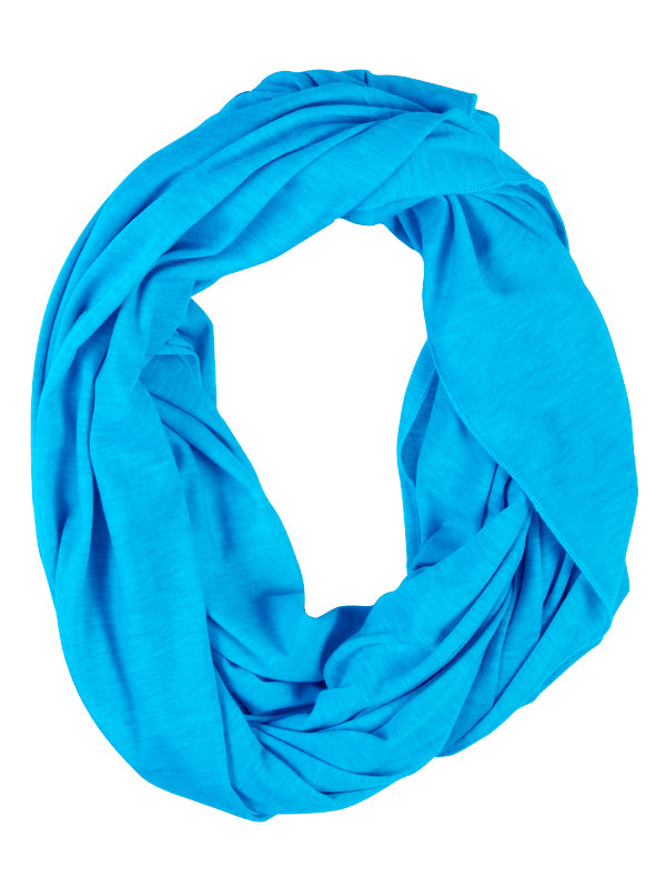 Infinity Scarf, Heather Aqua