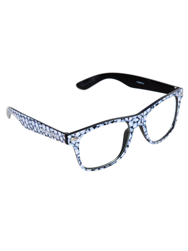 Diamond Sunglasses with Clear Lenses