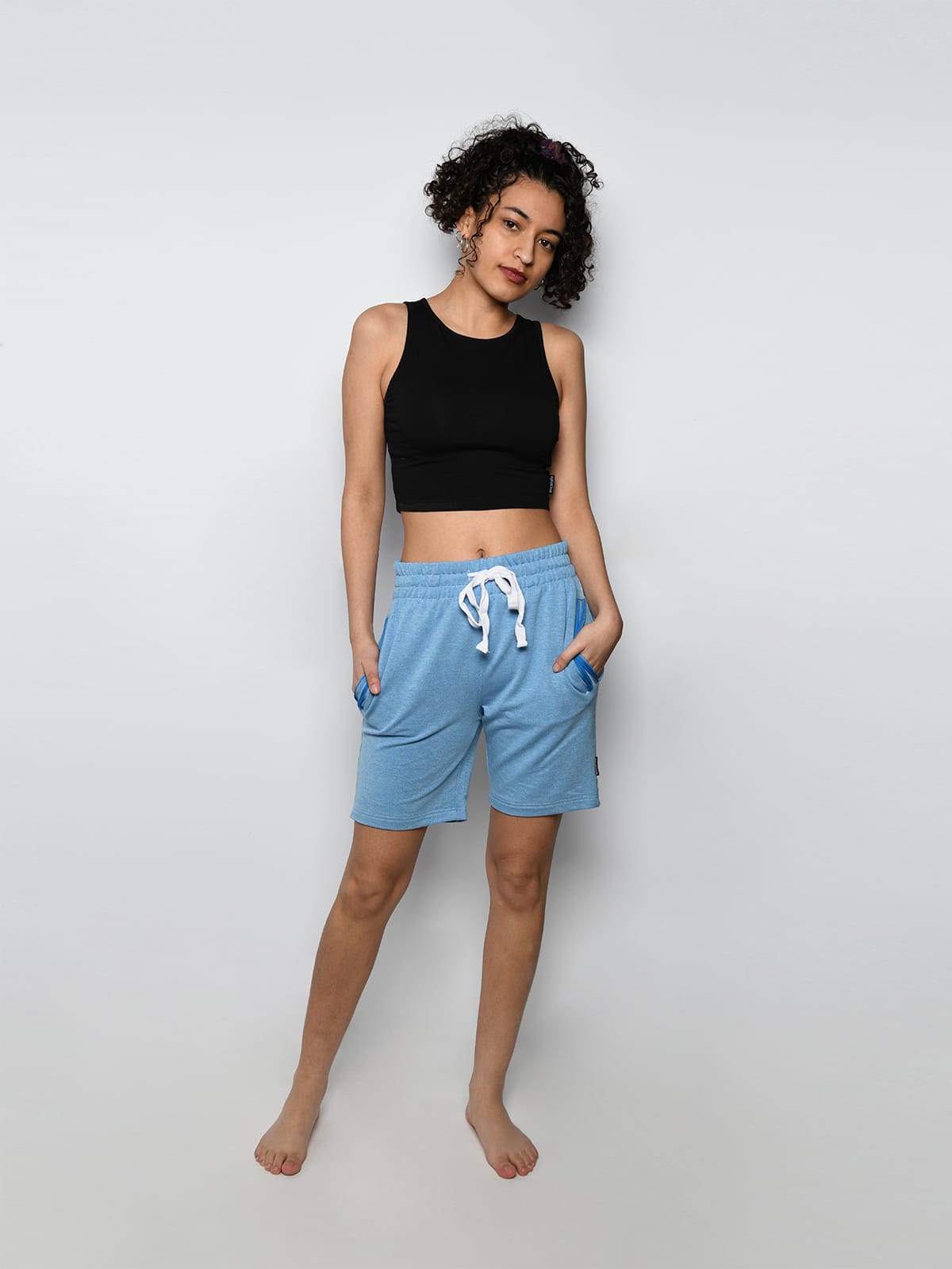 Loungers Shorts, Light Blue