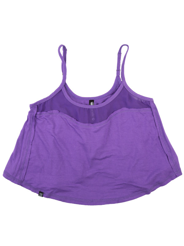 Adjustable Chiffon Ruffle Youth Top, Purple