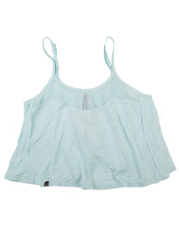 Adjustable Chiffon Ruffle Youth Top, Mint