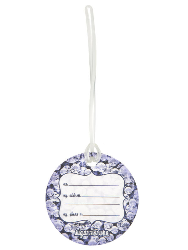Diamond Bling Luggage Tag