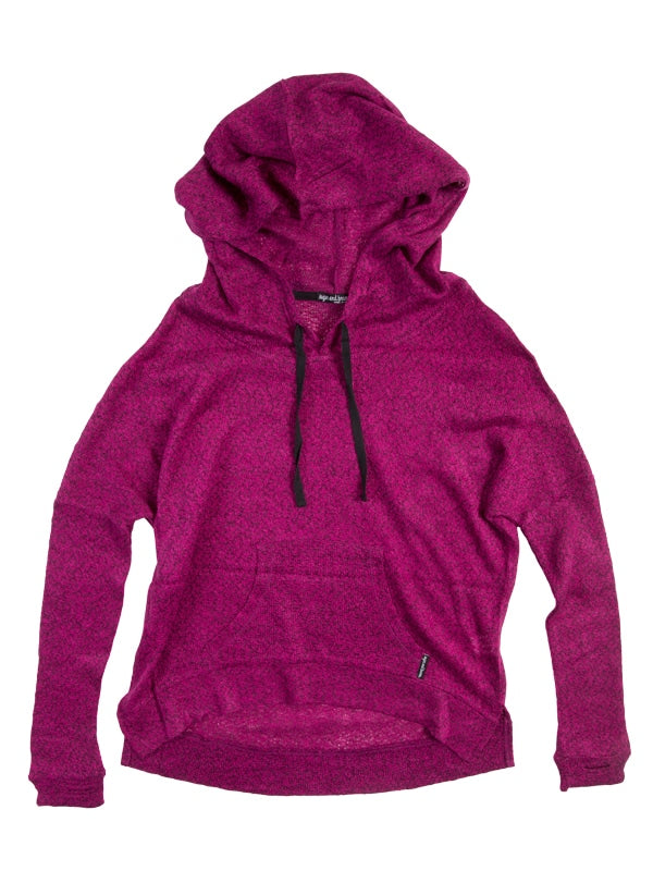 Jena Beach Hoodie, Raspberry