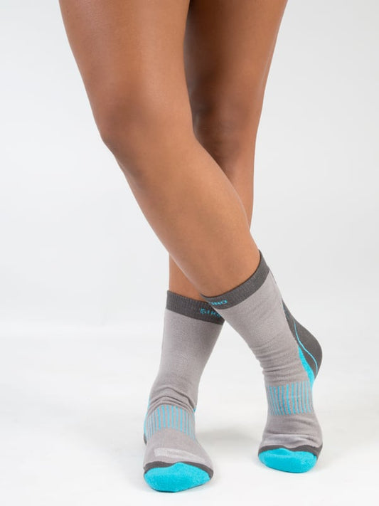 SB Performance Socks, Turquoise/Gray