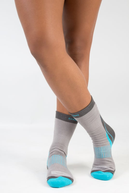 SB Performance Socks, Turquoise/Gray