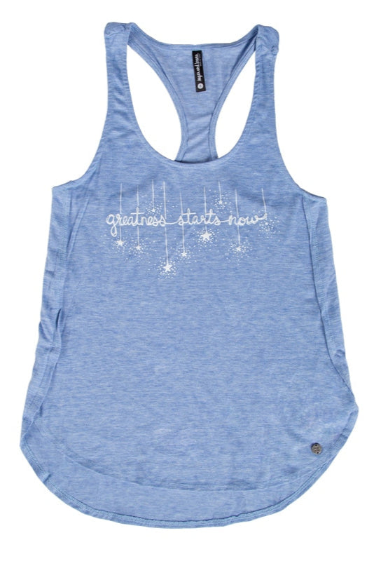 Kathryn Greatness Starts Now Petal Racerback