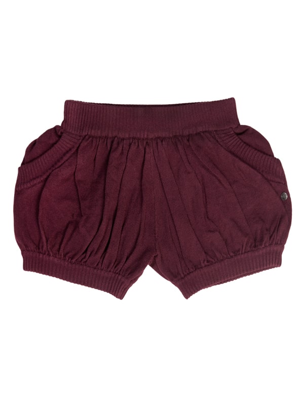 Bubble Itty Bitty Shorts, Burgundy