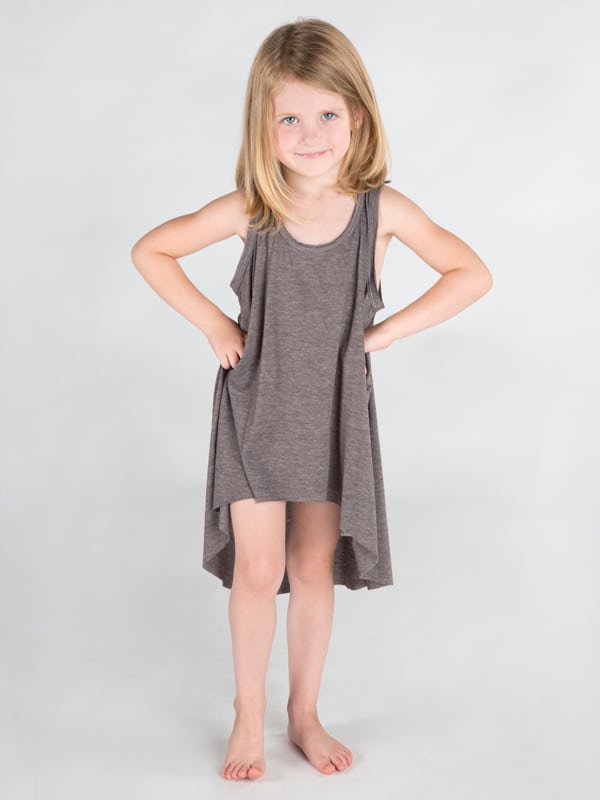 Jazzy Itty Bitty Dress, Steel Gray