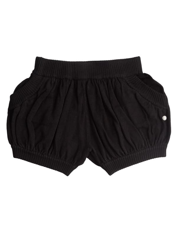 Bubble Itty Bitty Shorts, Black