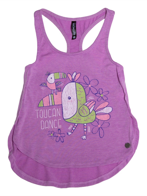 Toucan Dance Itty Bitty Petal Racerback