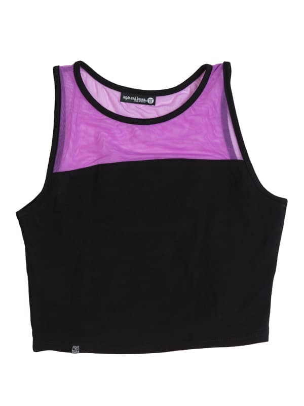 Stretchy Mesh Top, Orchid