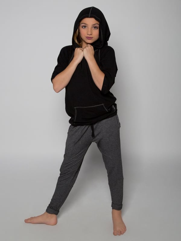 Kathryn Youth Hoodie, Black
