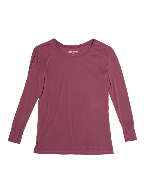 Kayla Bow Tie Tee, Mauve