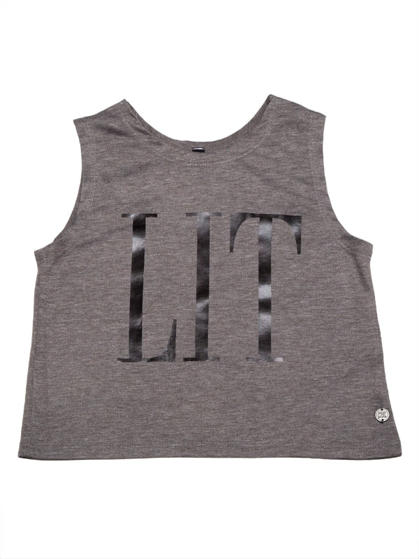 Lit Youth Curtain Call Top, Gray