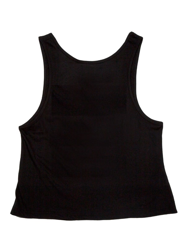 Black Youth Low Back Tank
