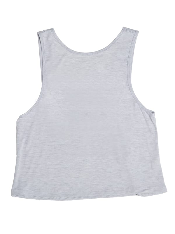 White Marble Youth Low Back Tank