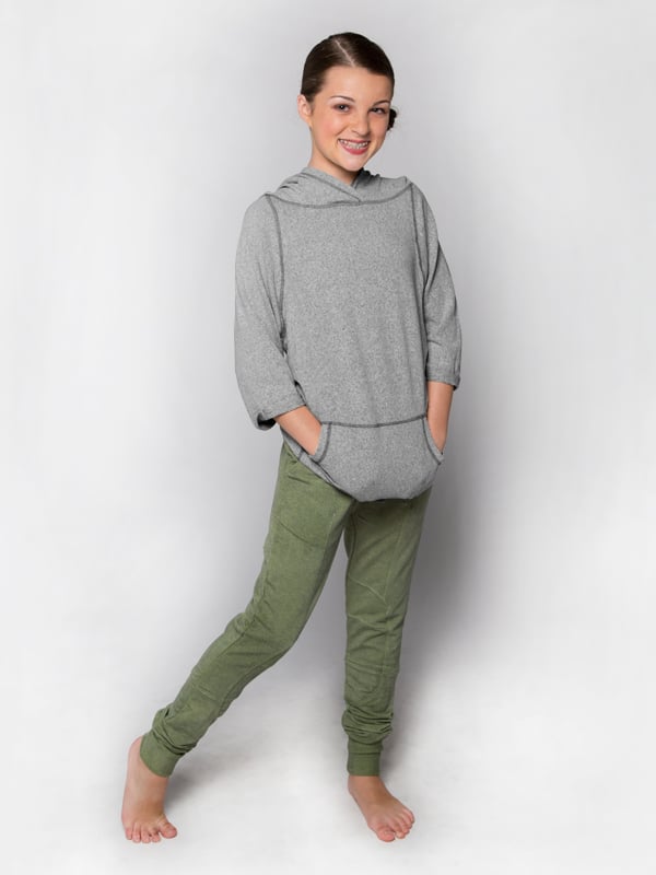 Kathryn Youth Hoodie, Gray